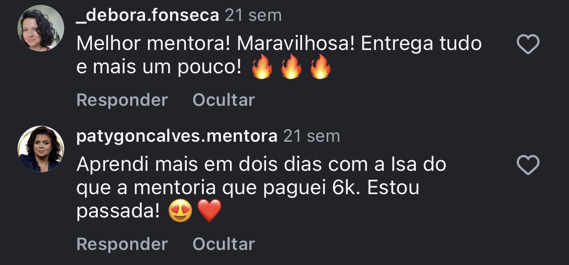 Depoimento Paty: melhor que uma mentoria de 6k